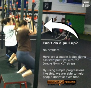 Irvine boot camp exercise - assissted pull ups